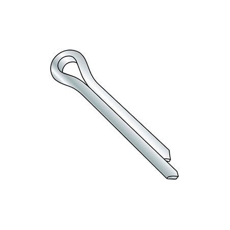 Titan Fasteners M2 x 40mm Cotter Pin - Steel - Zinc - DIN 125B - Pkg of 100 BZC02040